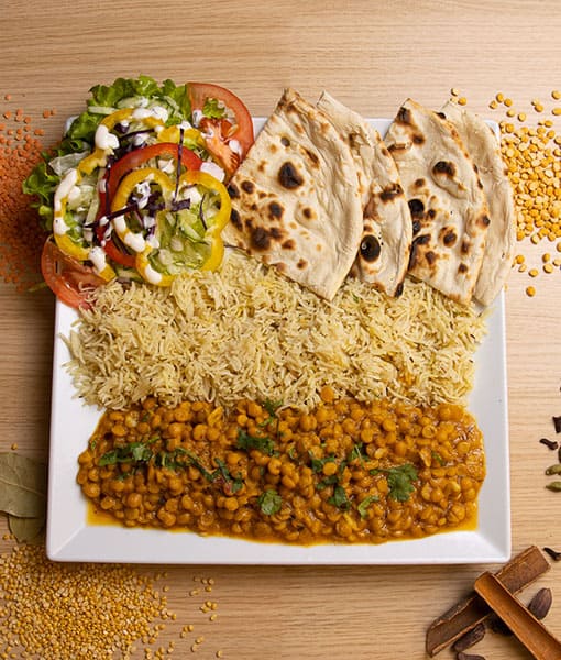 Assiette Dal Makhani - Lentilles noires crémeuses Goa Fast Food Grenoble